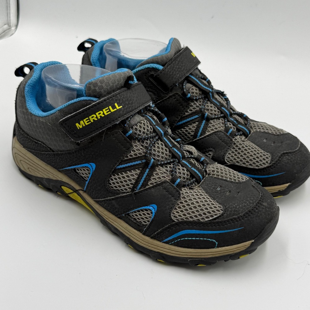 Merrell Womens Hiking Sneakers 6M Black Blue Trail Outdoor Gorpcore MK261971
